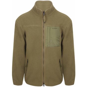 Knowledge Cotton Apparel Fleece Jack  Vest Fleece Olive