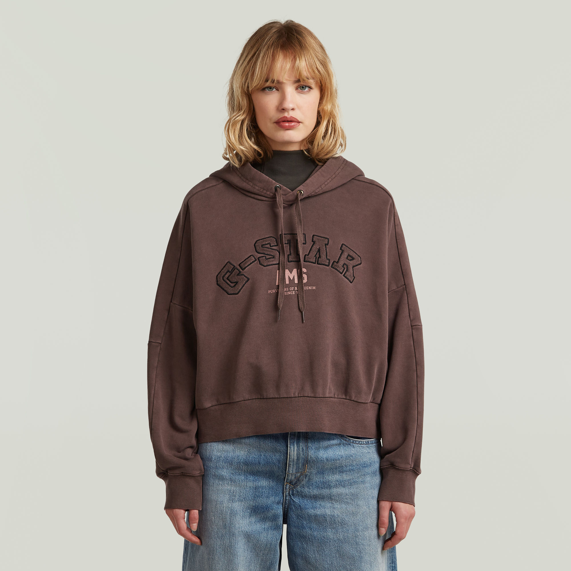 G-Star RAW Collegic Hoodie Sweater - Bruin - Dames