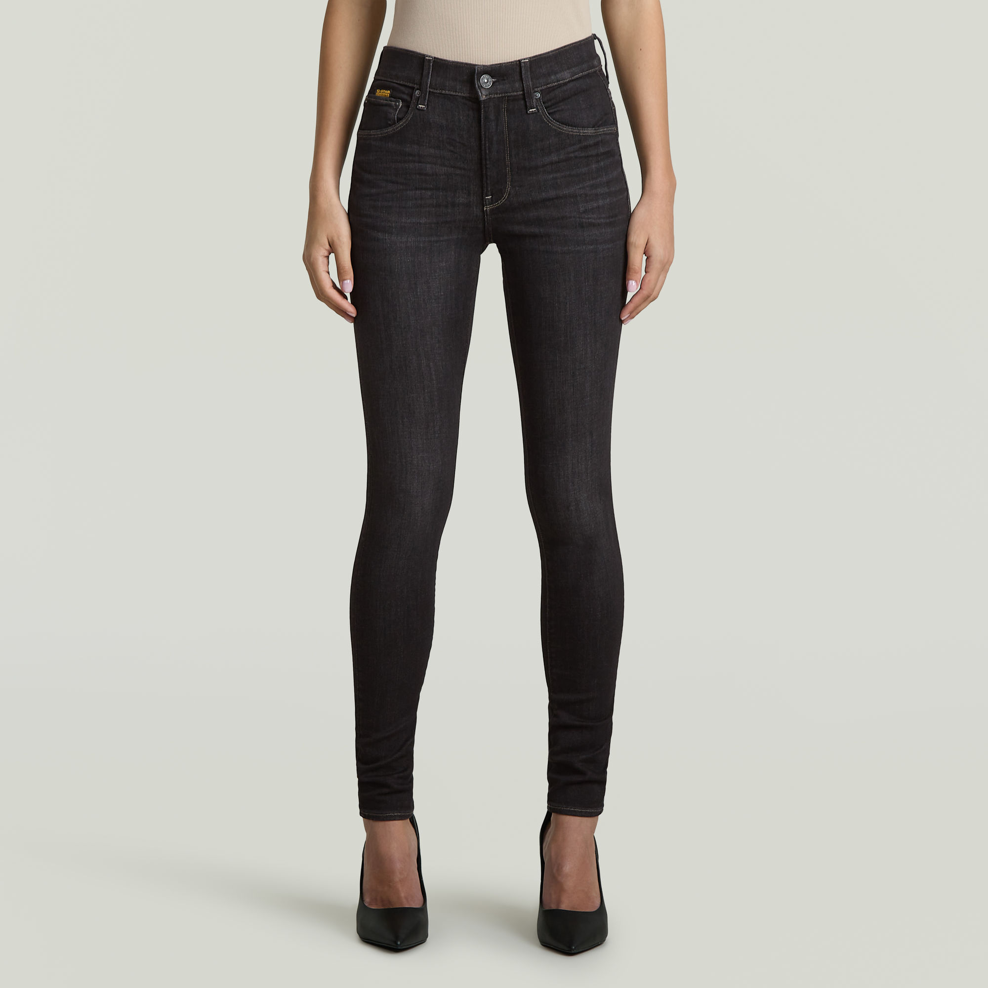 G-Star RAW 3301 Skinny Jeans II - Zwart - Dames