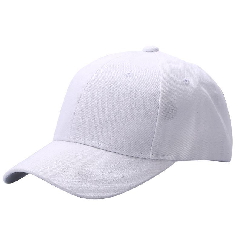 Rihorse Unisex verstelbare blanco effen effen sportvizier zon baseballpet one size