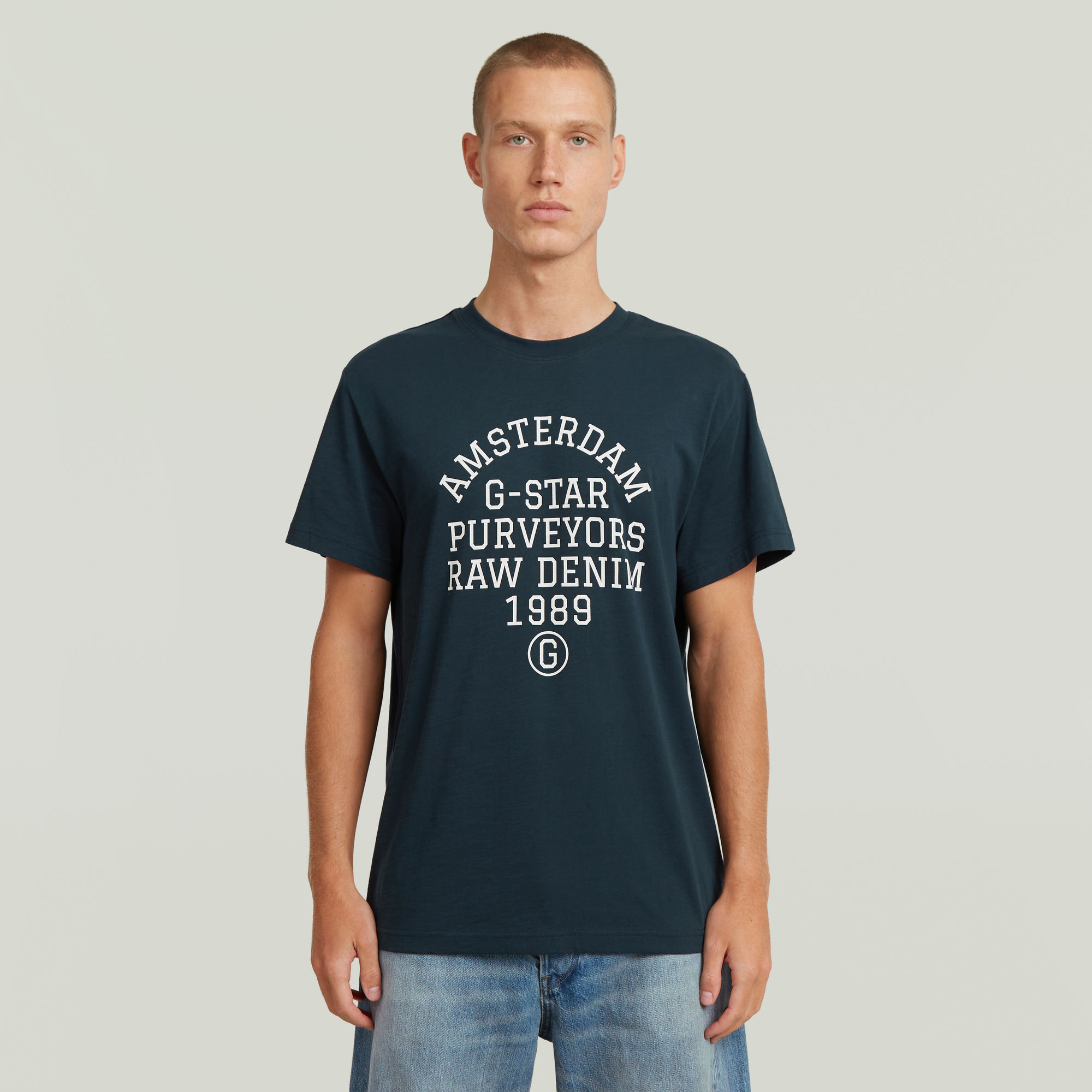 G-Star RAW Purveyors Graphic T-Shirt - Donkerblauw - Heren