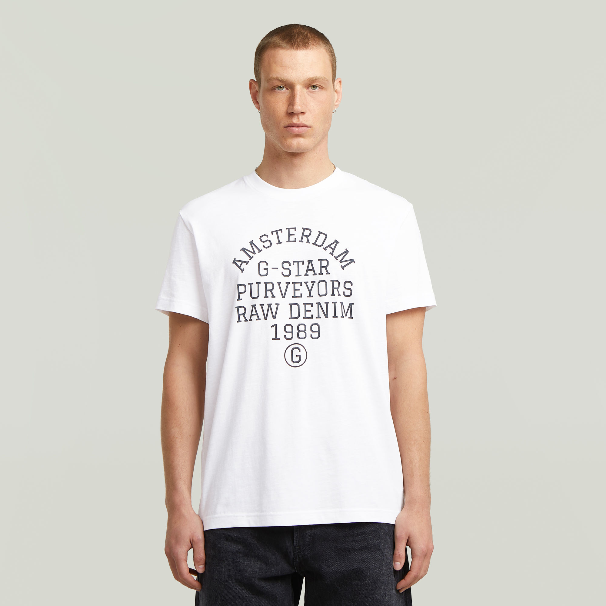G-Star RAW Purveyors Graphic T-Shirt - Wit - Heren