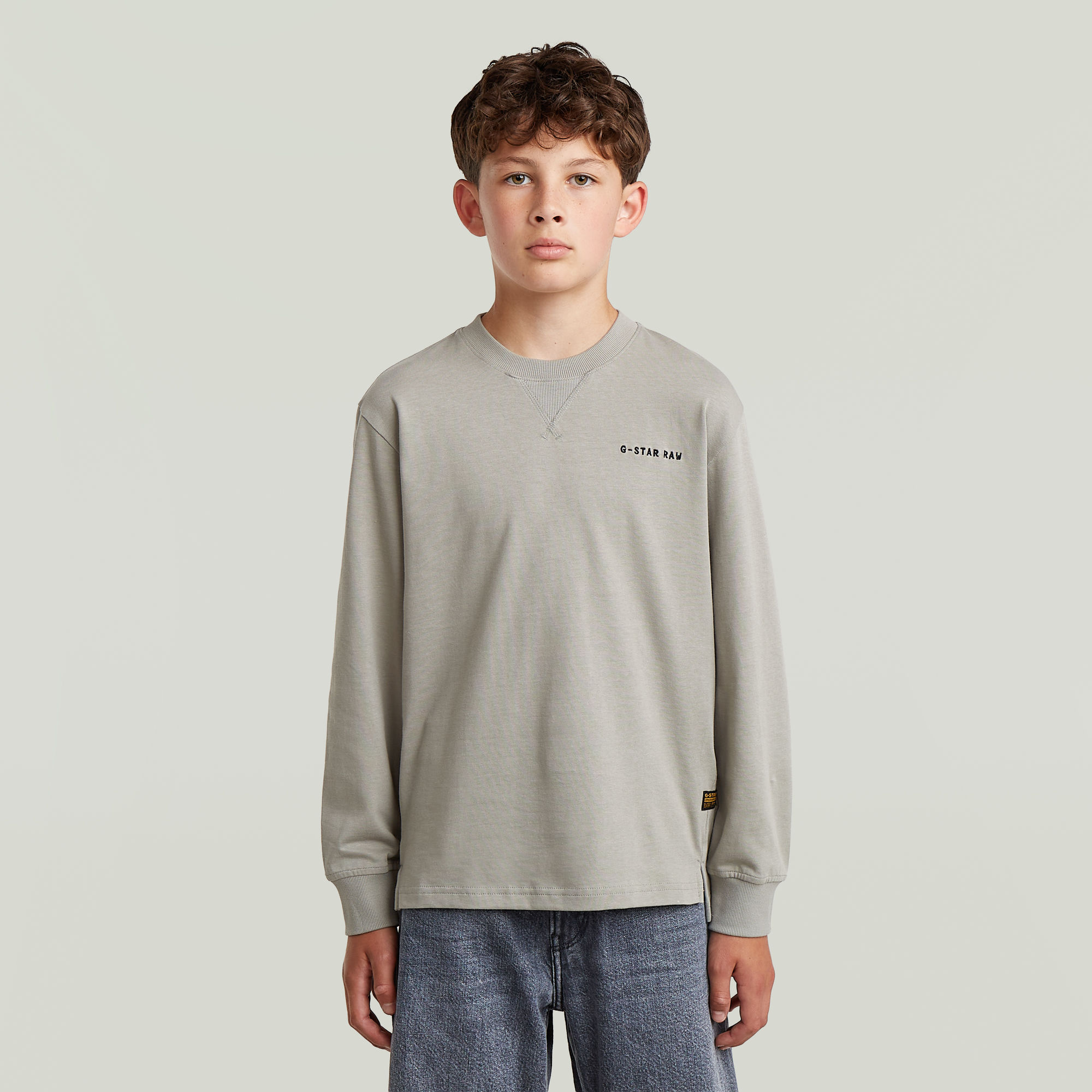 G-Star RAW T-shirt Nifous voor jongens - Grijs - jongens