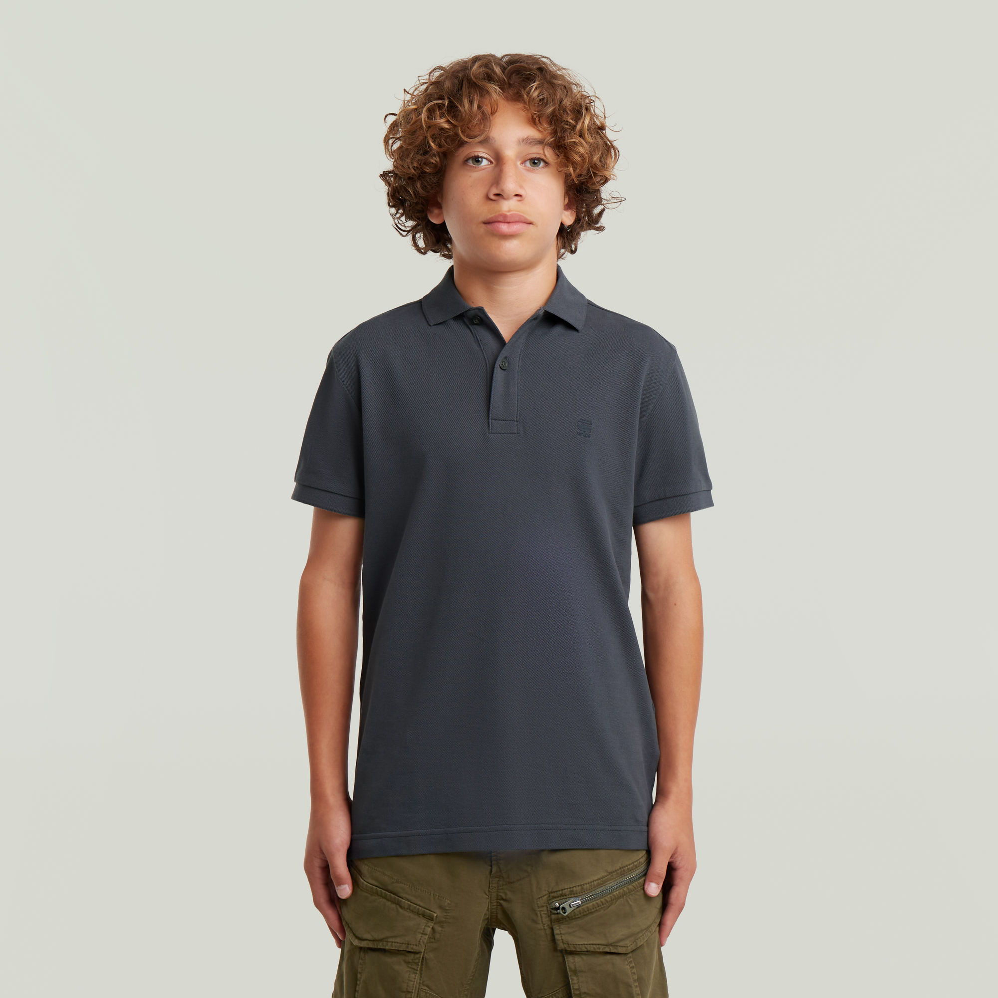 G-Star RAW Dunda Core Polo voor jongens - Donkerblauw - jongens