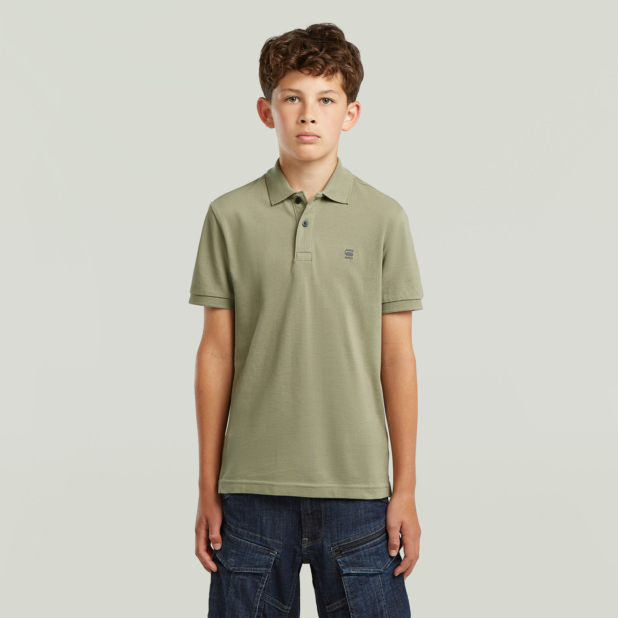 G-Star RAW Dunda Core Polo voor jongens - Lichtblauw - jongens