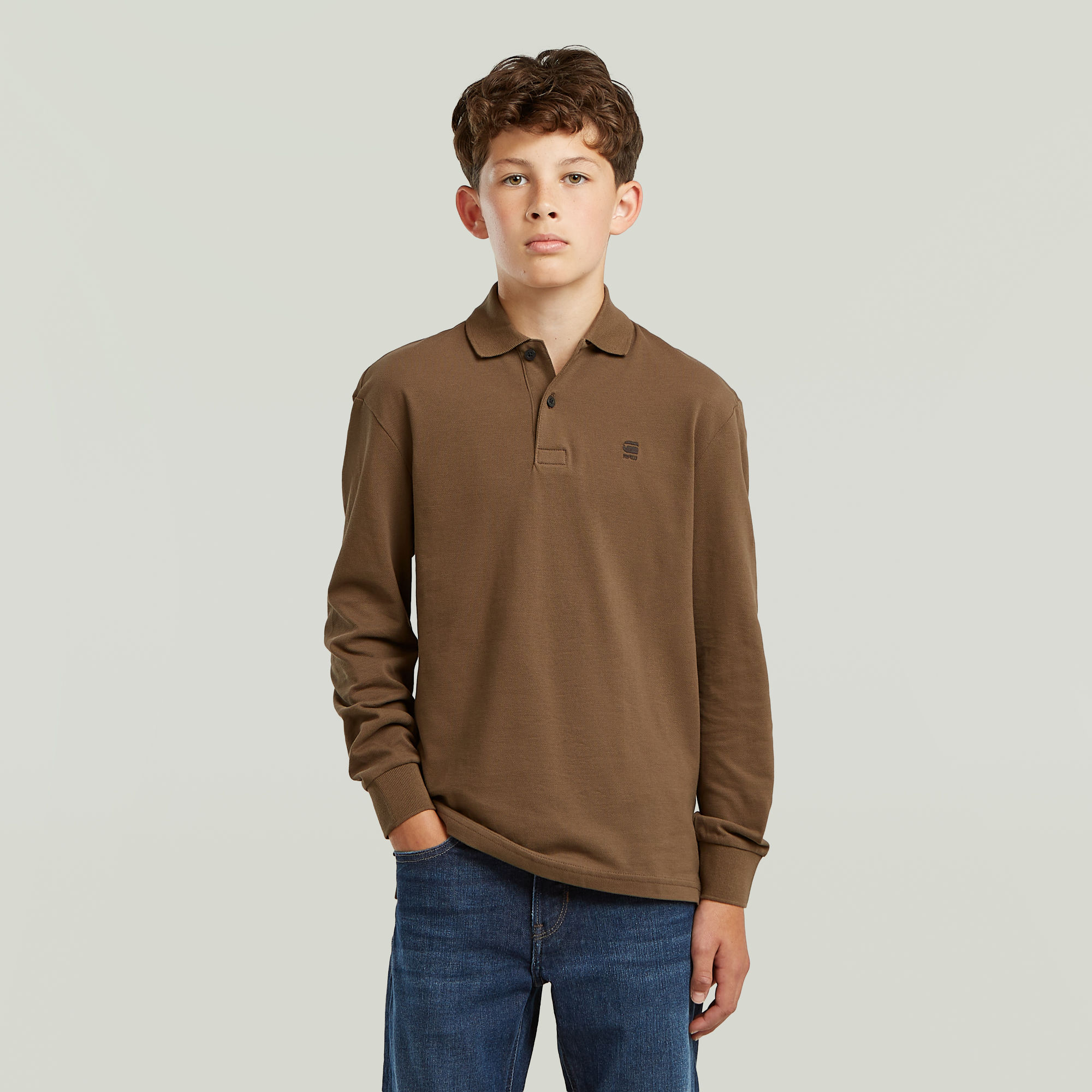 G-Star RAW Dunda Core Polo voor jongens - Groen - jongens