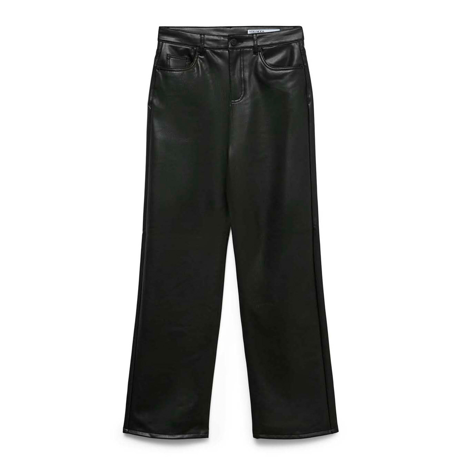 Vero Moda Imitatieleren broek VMTESSA HR WIDE PL PANTS NOOS