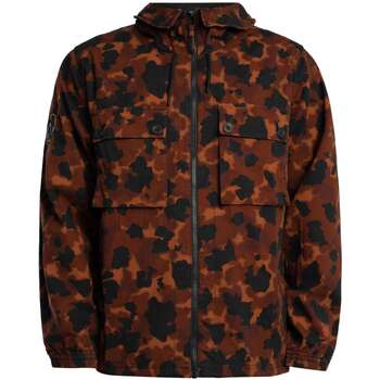 Pretty Green Fleece Jack  Brindle capuchonjas