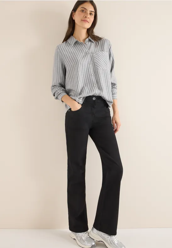 Cecil Gestreept flanellen overhemd blouse -