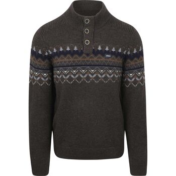 New zealand auckland Trui  NZA Pullover Iker Nordic Wool Blend Hazel