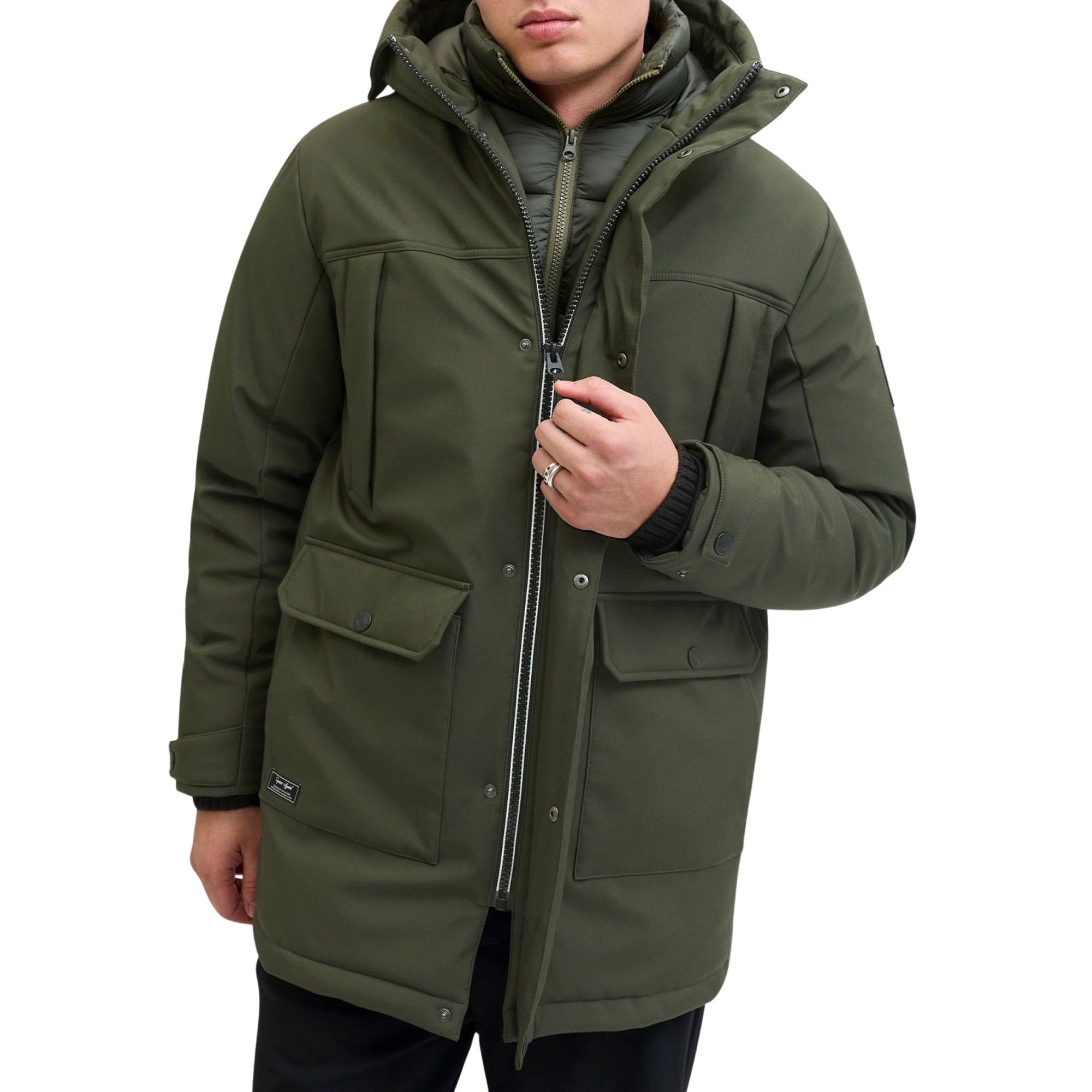 Jack & Jones Finnoftshell Parka Winterjas Heren