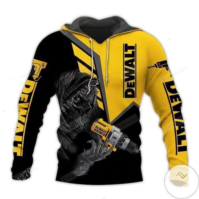 Factory Outlet Clothing Elektrisch gereedschap Patronen van apparatuur Mode Sportkleding Casual 3D-geprinte Patronen van technische apparatuur Heren Hoodies en sweatshirts XL