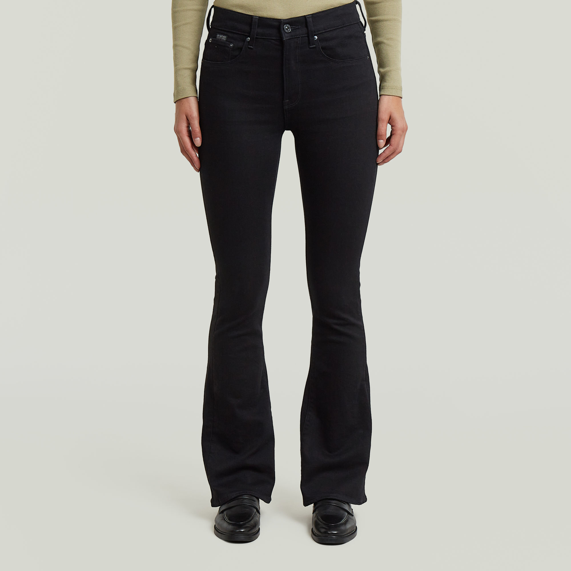 G-Star RAW 3301 Flare Jeans - Zwart - Dames