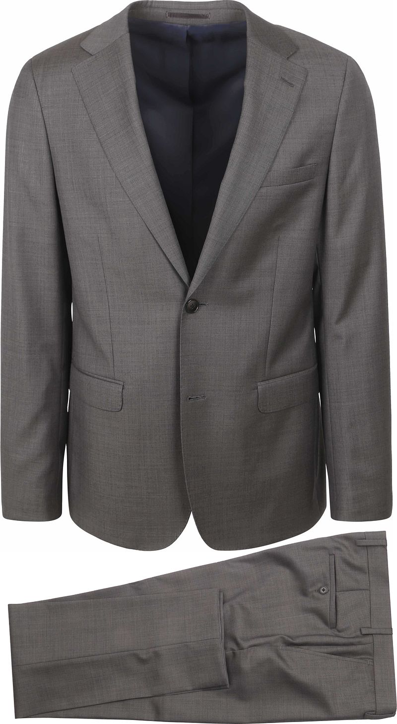 Suitable Faux Uni Kostuum Wol Grijs
