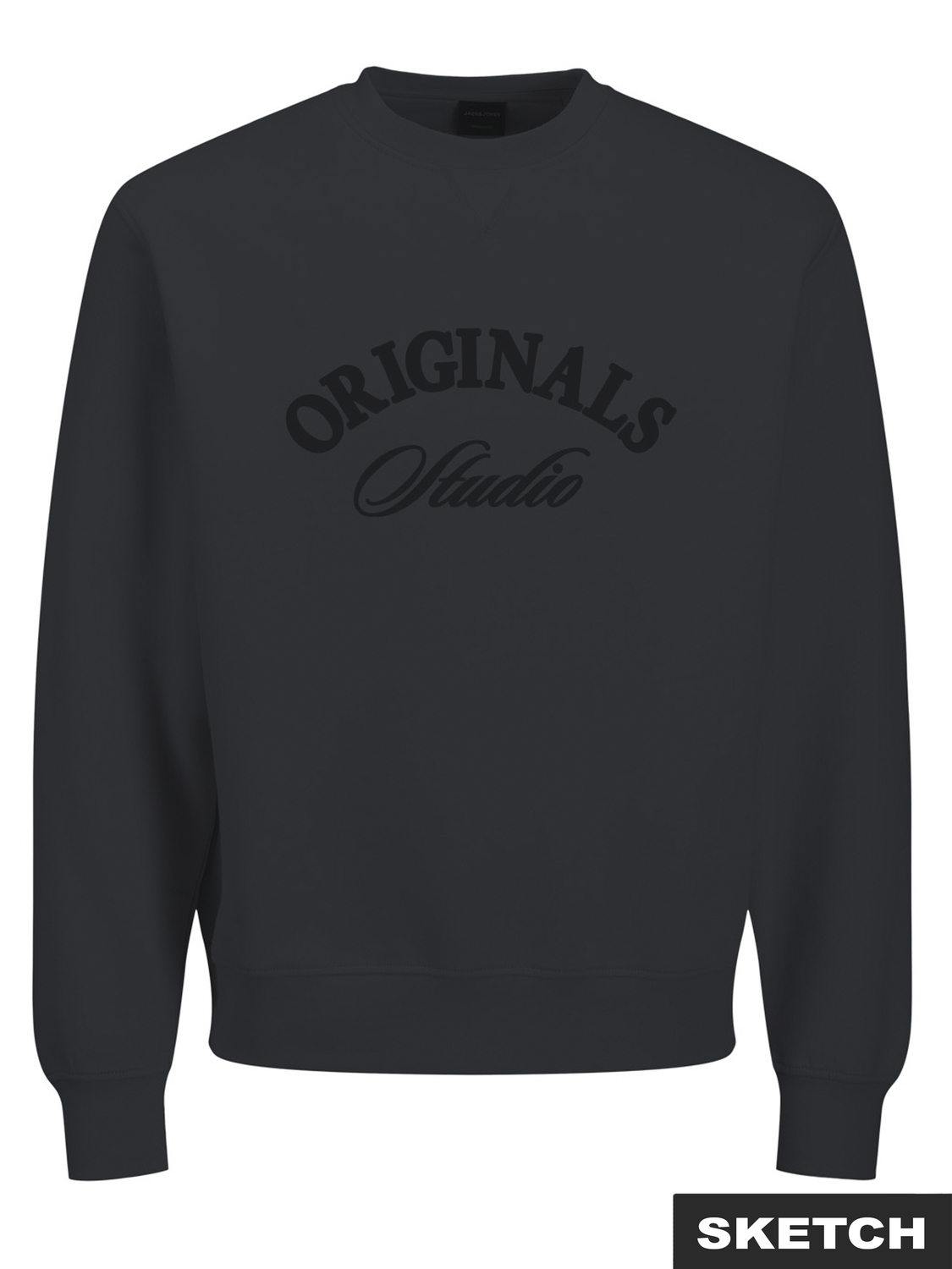Jack and Jones Jorbleecker Branding Sweat Crew Bf