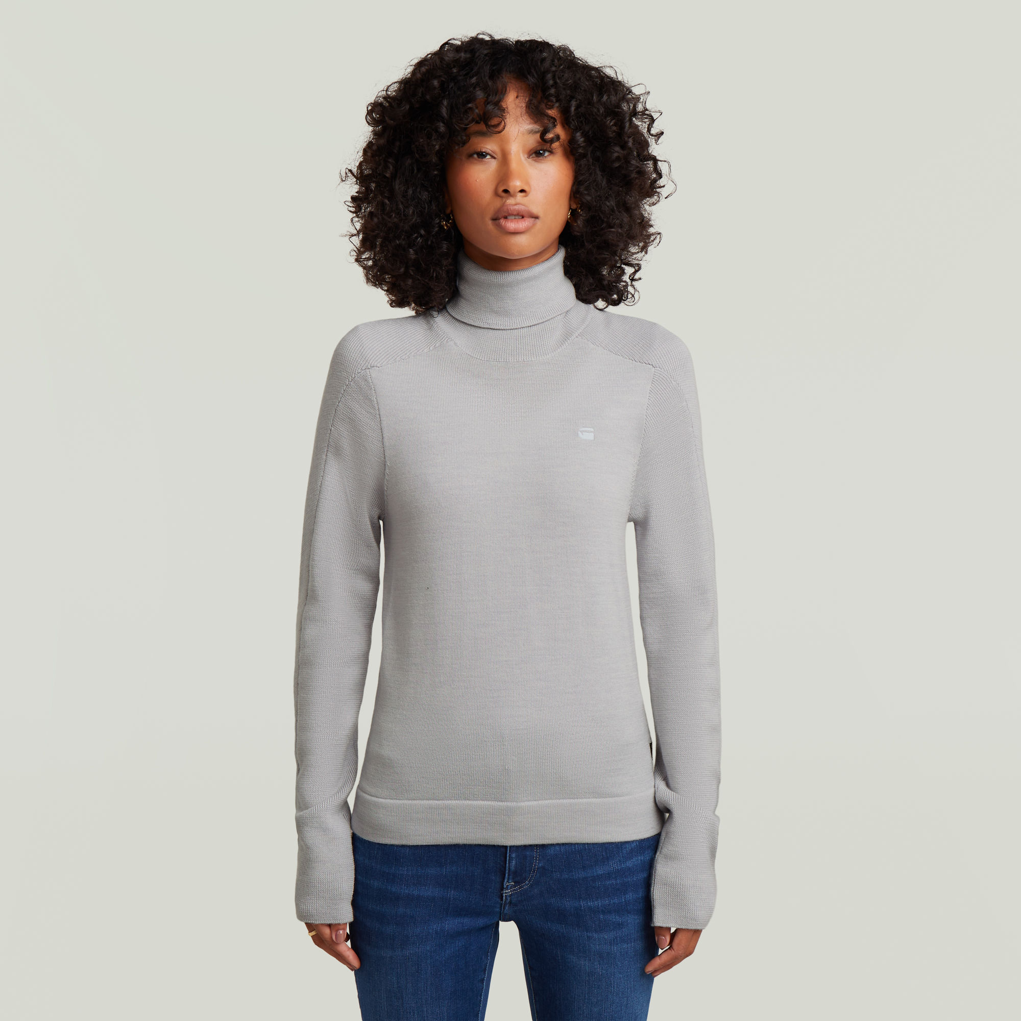 G-Star RAW Core Turtle Slim Knit - Lichtblauw - Dames