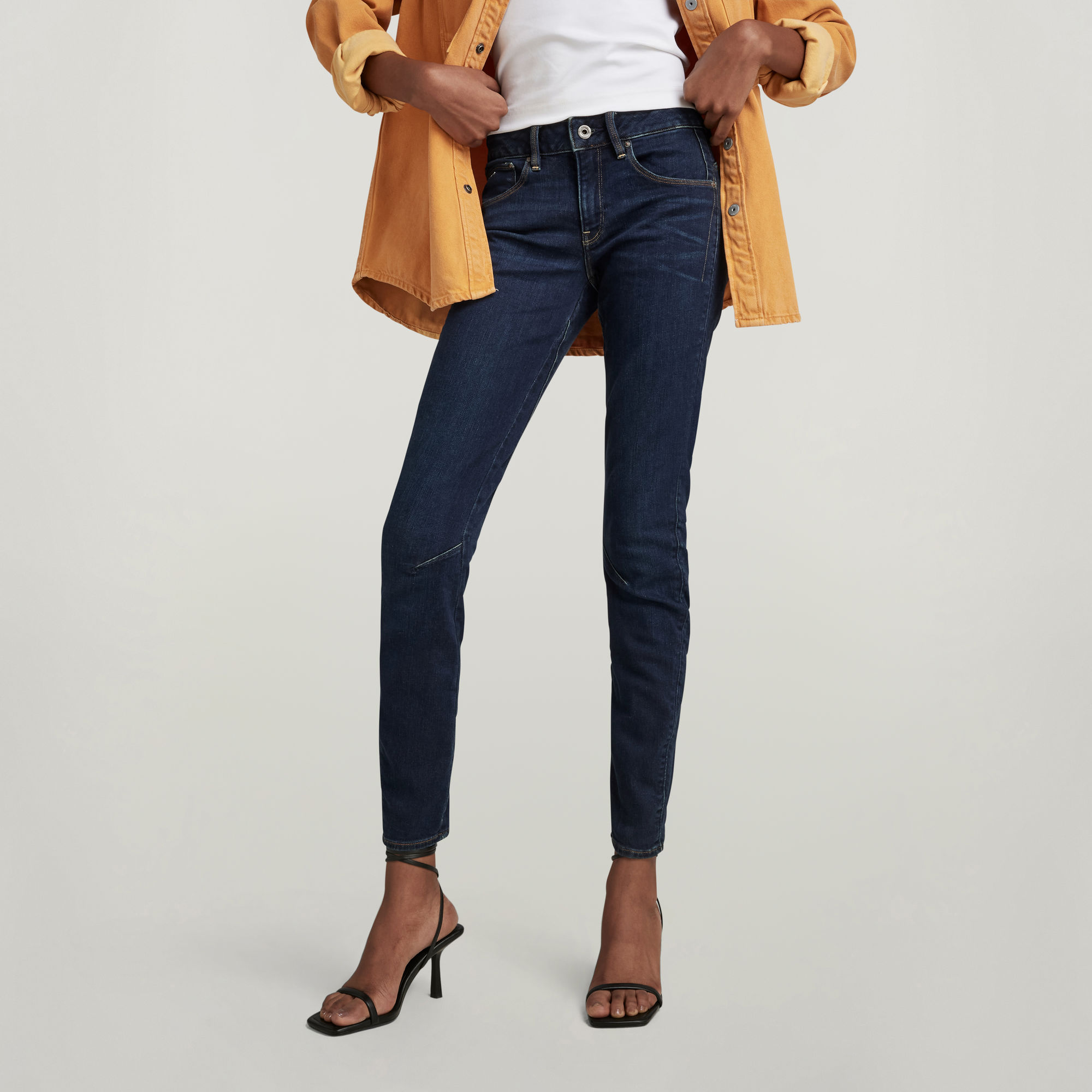 G-Star RAW Arc Skinny Jeans - Donkerblauw - Dames