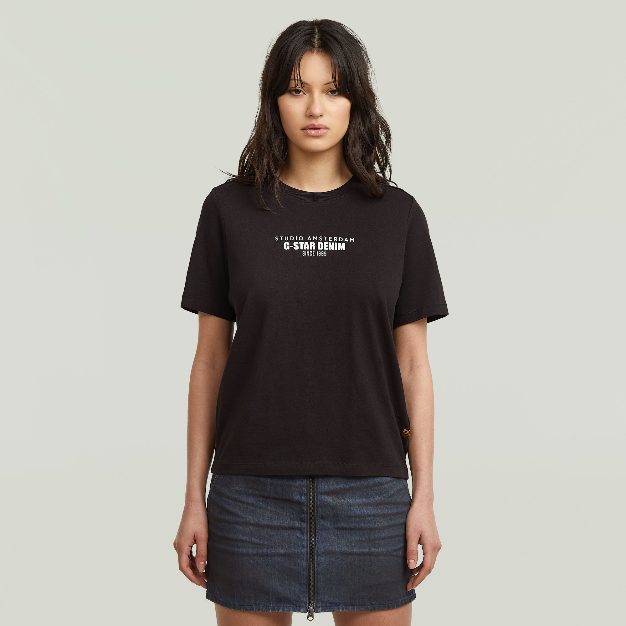 G-Star RAW HD Graphic T-Shirt - Zwart - Dames