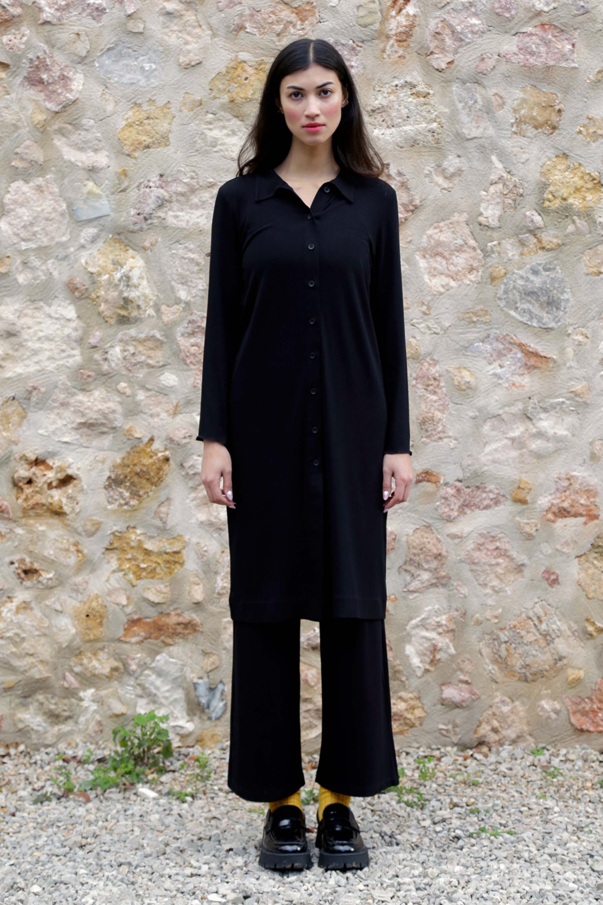 SUITE13LAB Damen vegan Kleid Jannu Schwarz