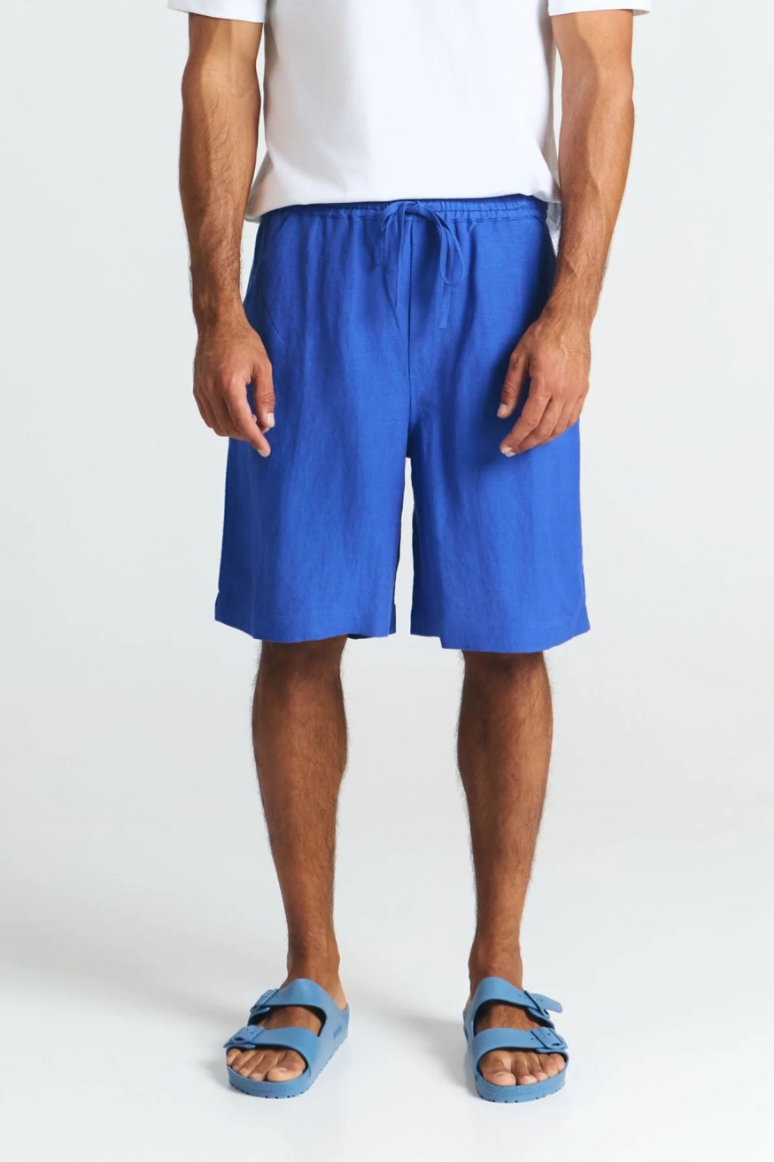 SUITE13LAB Herren vegan Kurze Bermudas Ometepe Klein Blau