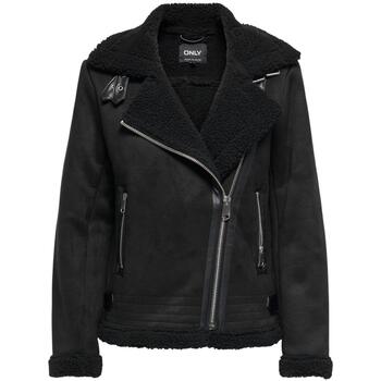 Only Leren Jas  ONLNEWDIANA LIFE AVIATOR JACKET CC OTW 15304775