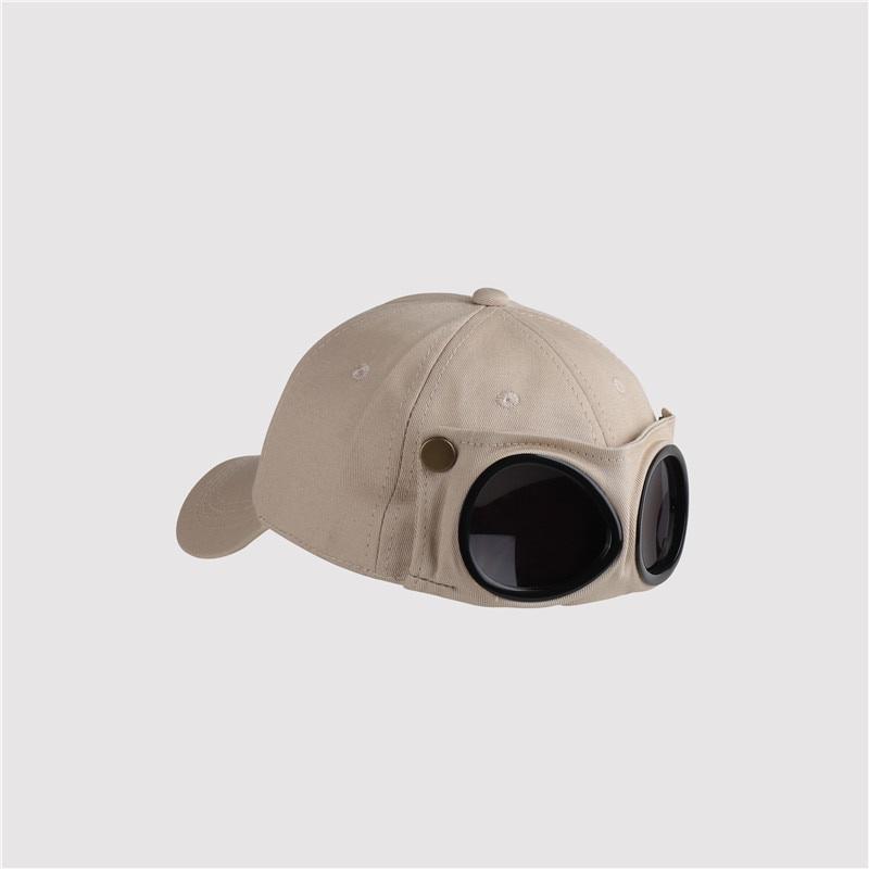 TianJinGeErLiShangMaoYouXianGongSi Aviator Hat Zomer Persoonlijkheid Bril Baseball Cap Vrouwelijk Unisex Zonnebril Cap Vrouwen Baseball Cap