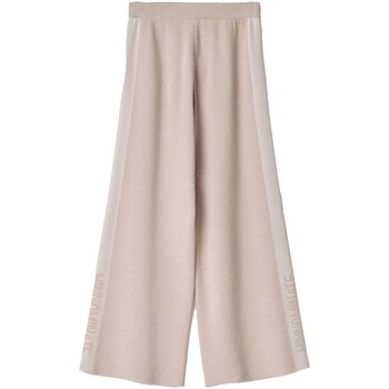 Hinnominate Broek  In Maglia A Palazzo C/Bande In Contrasto