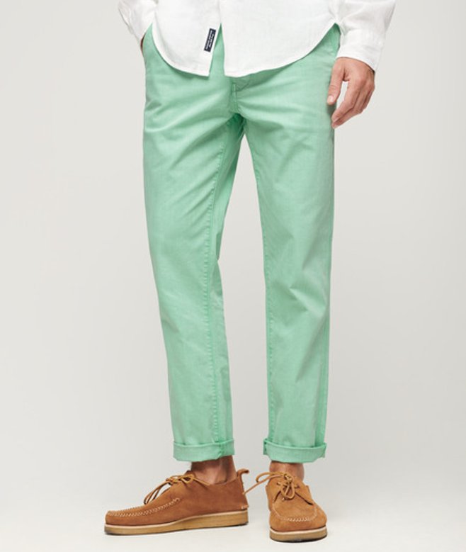 Superdry International Chinobroek Groen