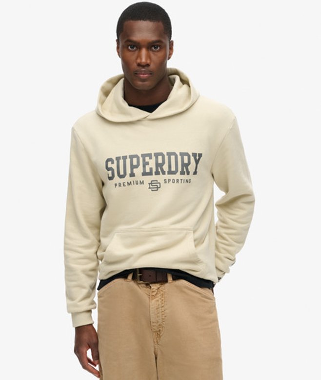 Superdry Core Sport Hoodie Beige