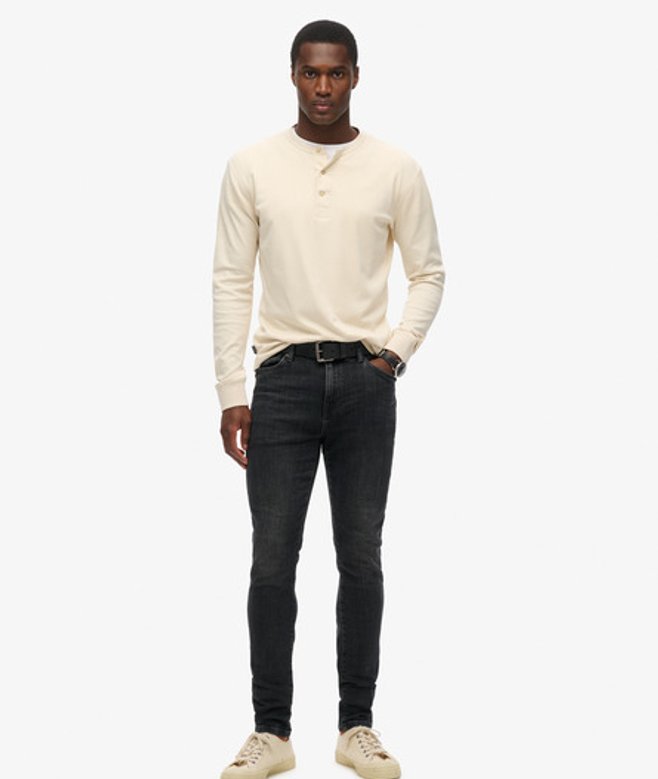 Superdry Vintage Skinny Jeans Zwart