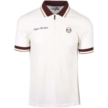 Sergio Tacchini Polo Shirt Korte Mouw  Nanto Half Zip Polo Shirt Gardenia