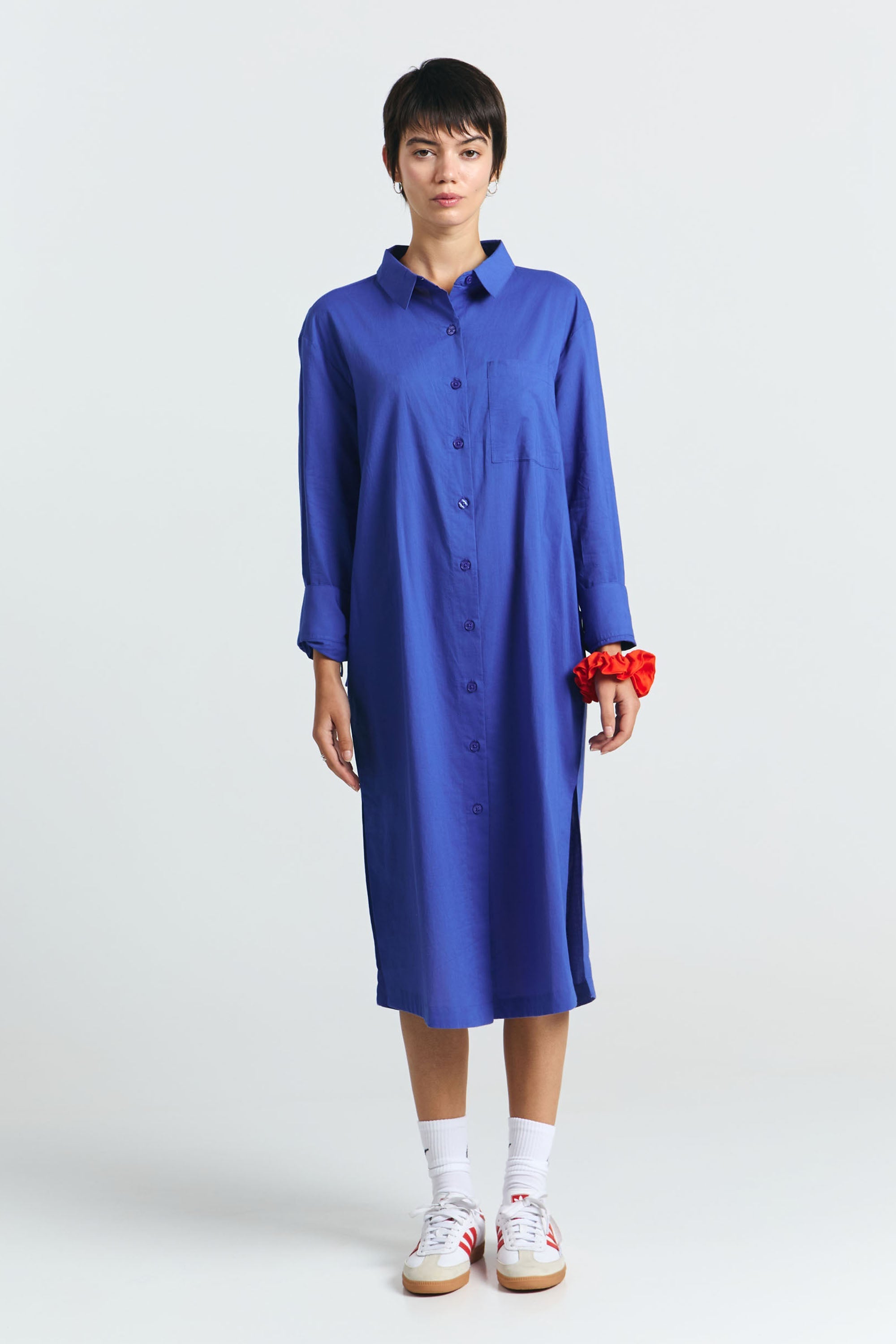 SUITE13LAB Damen vegan Kleid Nahuas Klein Blau