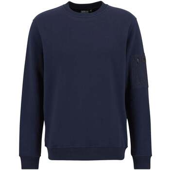 Barbour Sweater  Grip Crew Neck Sweatshirt Navy