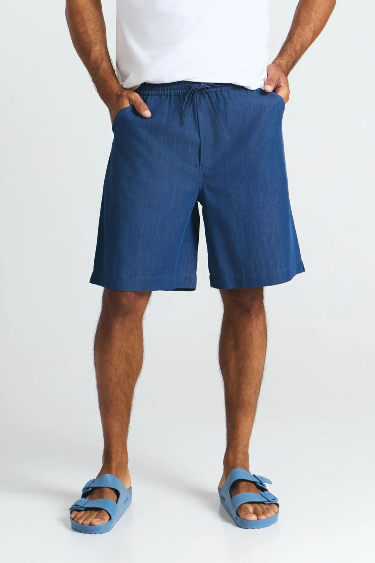 SUITE13LAB Herren vegan Kurze Bermudas Ometepe Denim