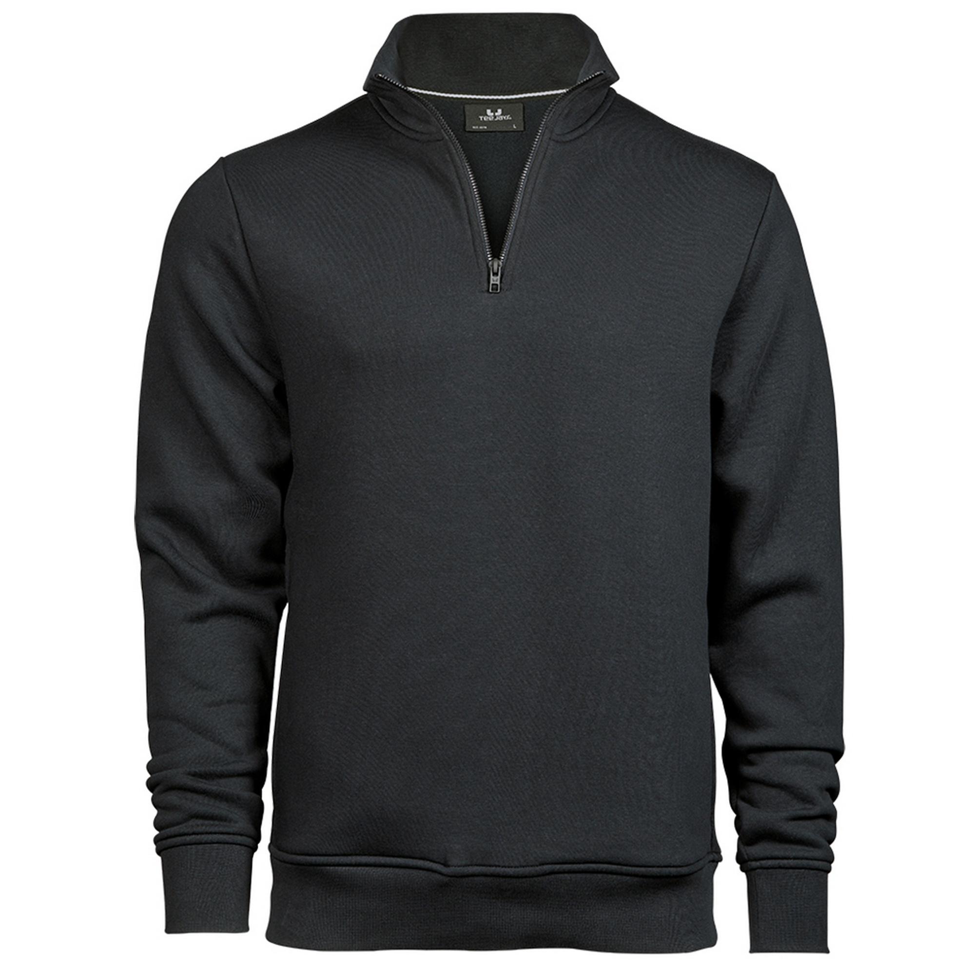 Tee Jays Jays Mens Half Zip Tee Sweatshirt L donkergrijze kleur