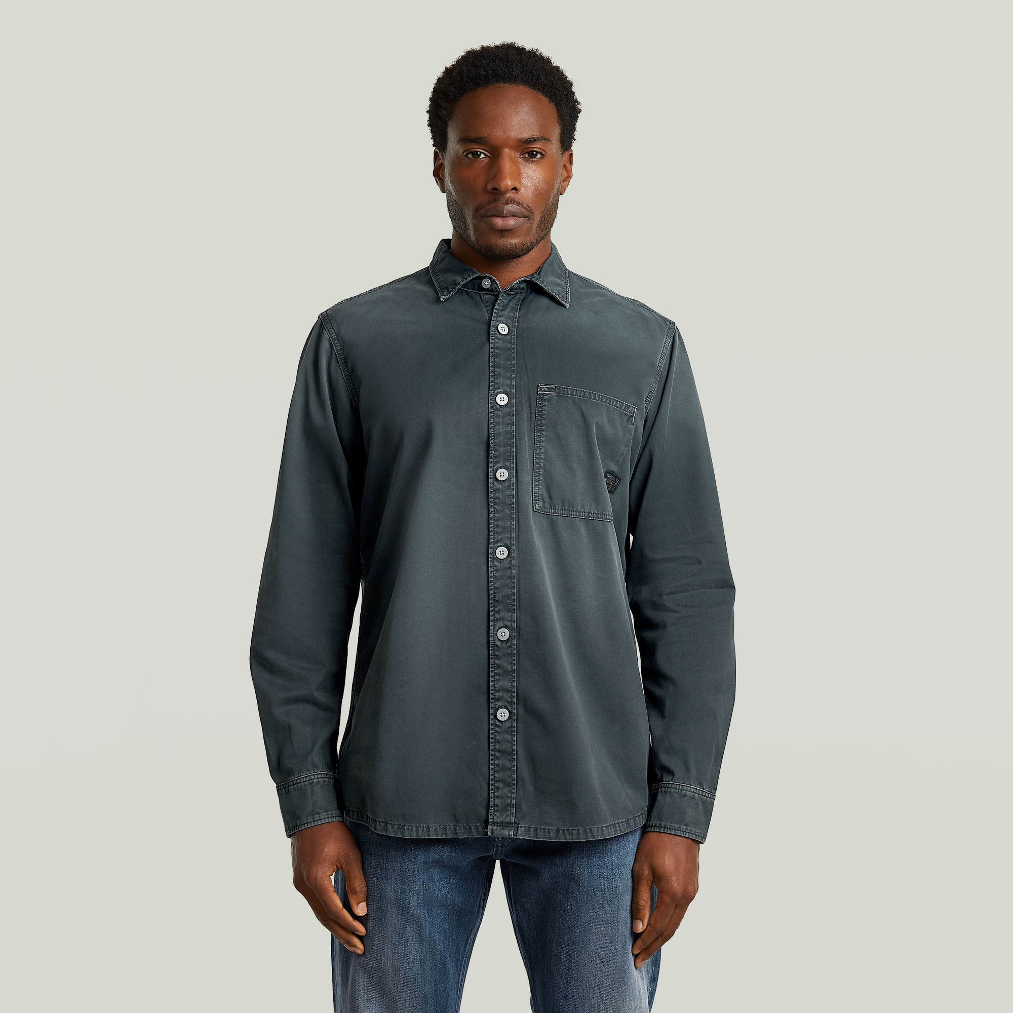 G-Star RAW Regular One-Pocket Overhemd - Zwart - Heren