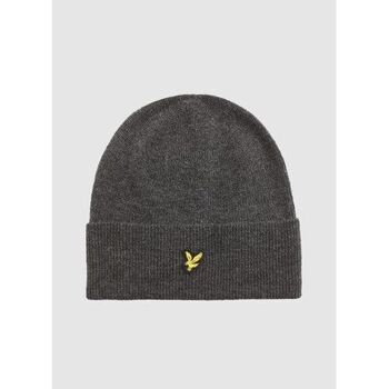 Lyle & Scott Muts Lyle & Scott HE2314A LAMBSWOOL BLEND RIBBED-398 CHARCOAL MARL
