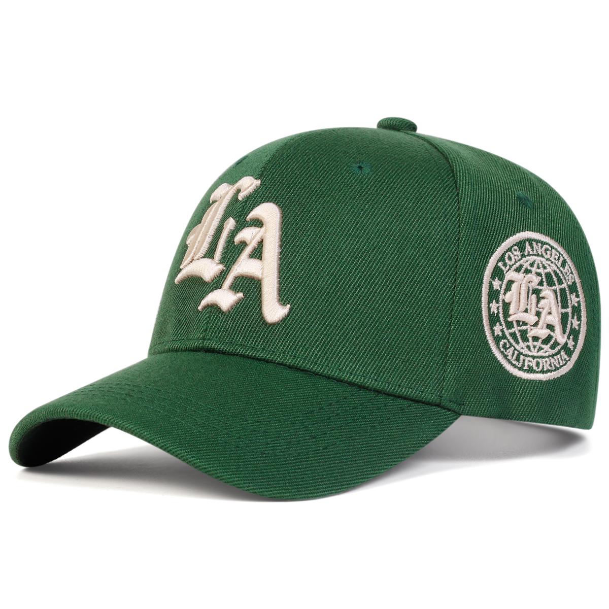 Hat Factory Men Gothic Letter Embroidered Baseball Cap Outdoor Adjustable Sunscreen Leisure Hat Spring Autumn Travel Tourism Beach Vacation