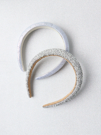 Name it winter haarband meisjes - grijs - NkfRiglitter