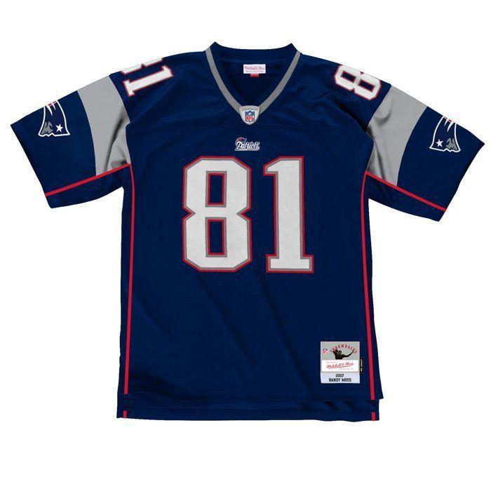 59caps NFL Legacy Jersey - New England Patriots - 2007 Randy Moss - Heren - Korte mouwen - Losse pasvorm