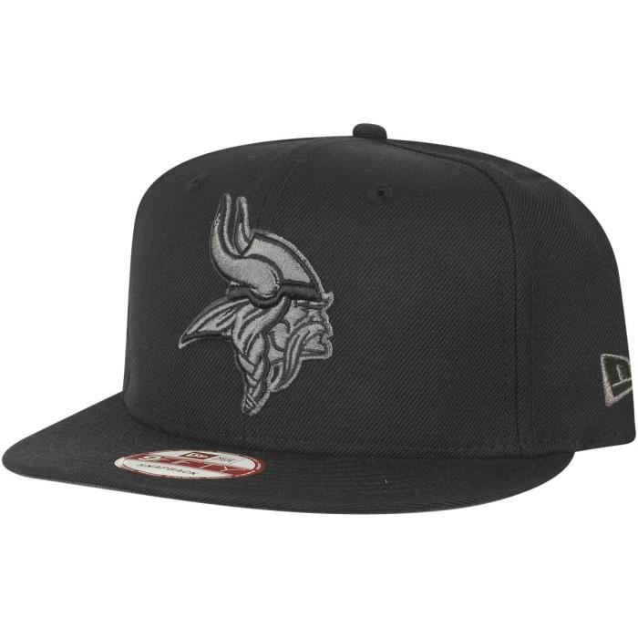 59caps 9FIFTY Pet - New Era - Minnesota Vikings - Zwart / Grijs - 100% Wol - One Size grijs