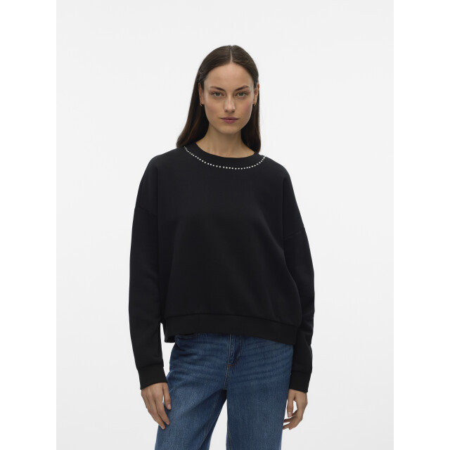 Vero Moda Shirt met lange mouwen VMLOTTE TRINA LS SWEAT BOX GA BF
