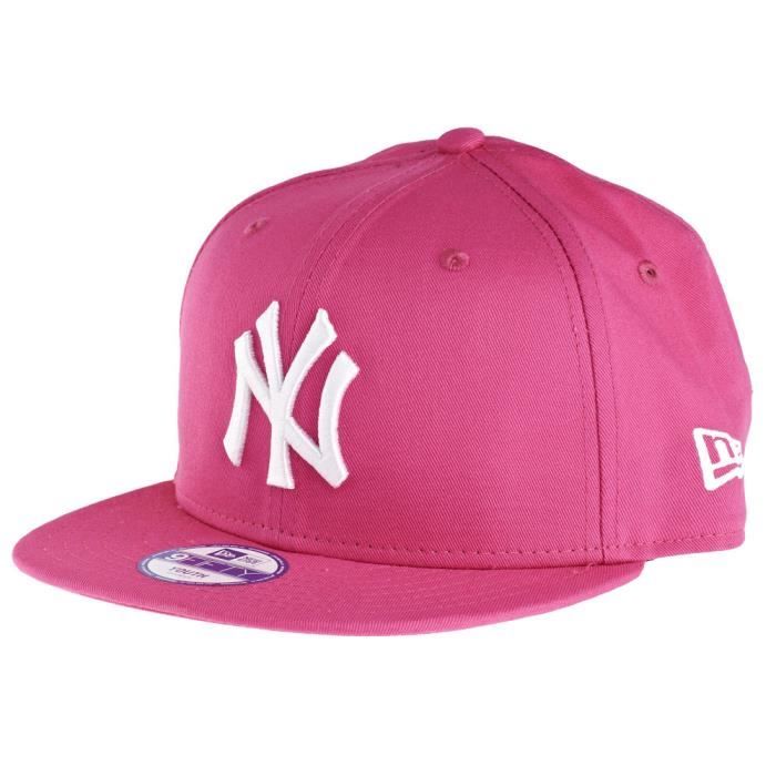 59caps Pet - New Era - 9Fifty Snapback KIDS - NY Yankee - 100% Wol - One Size - Roze