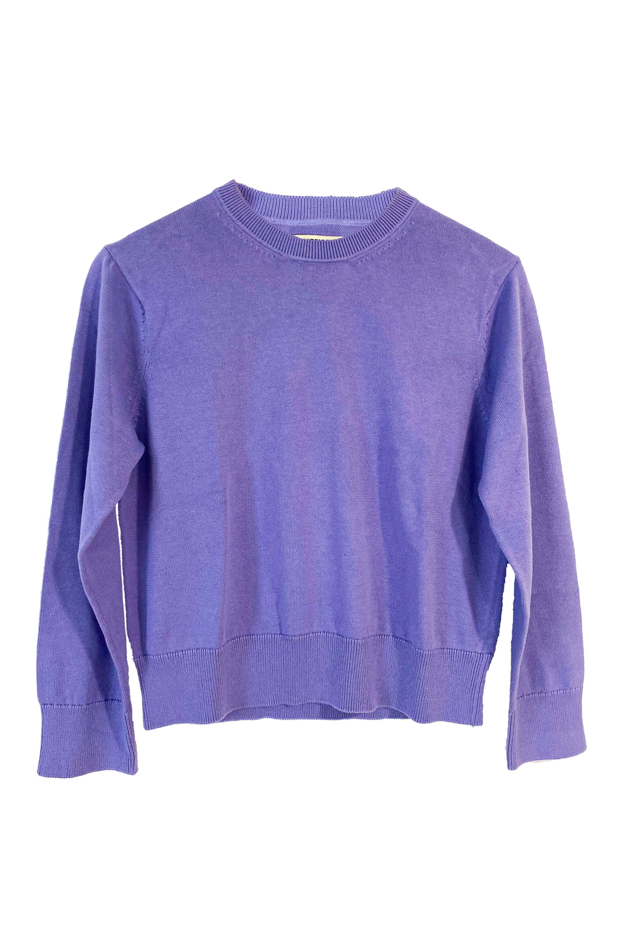 SUITE13LAB Damen vegan Pullover Mariel Violett Blau