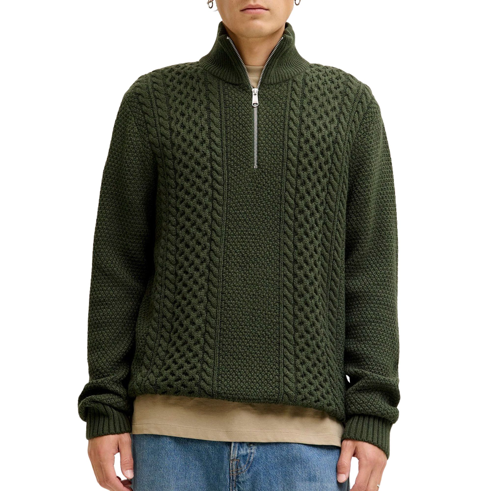 Jack & Jones Schipperstrui JJPAUL KNIT HALF ZIP