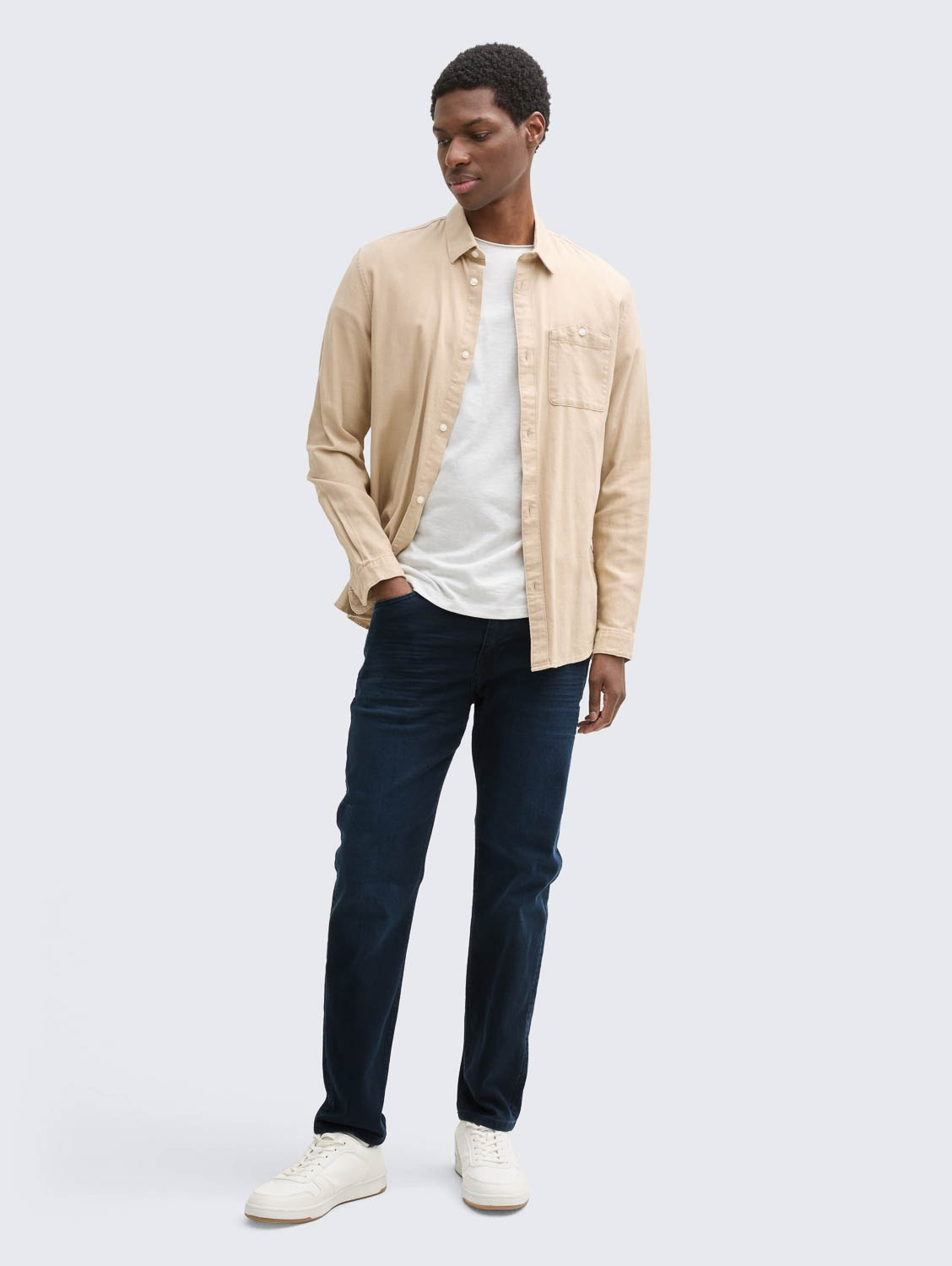 Tom Tailor Denim Tapered jeans in five-pocketsstijl