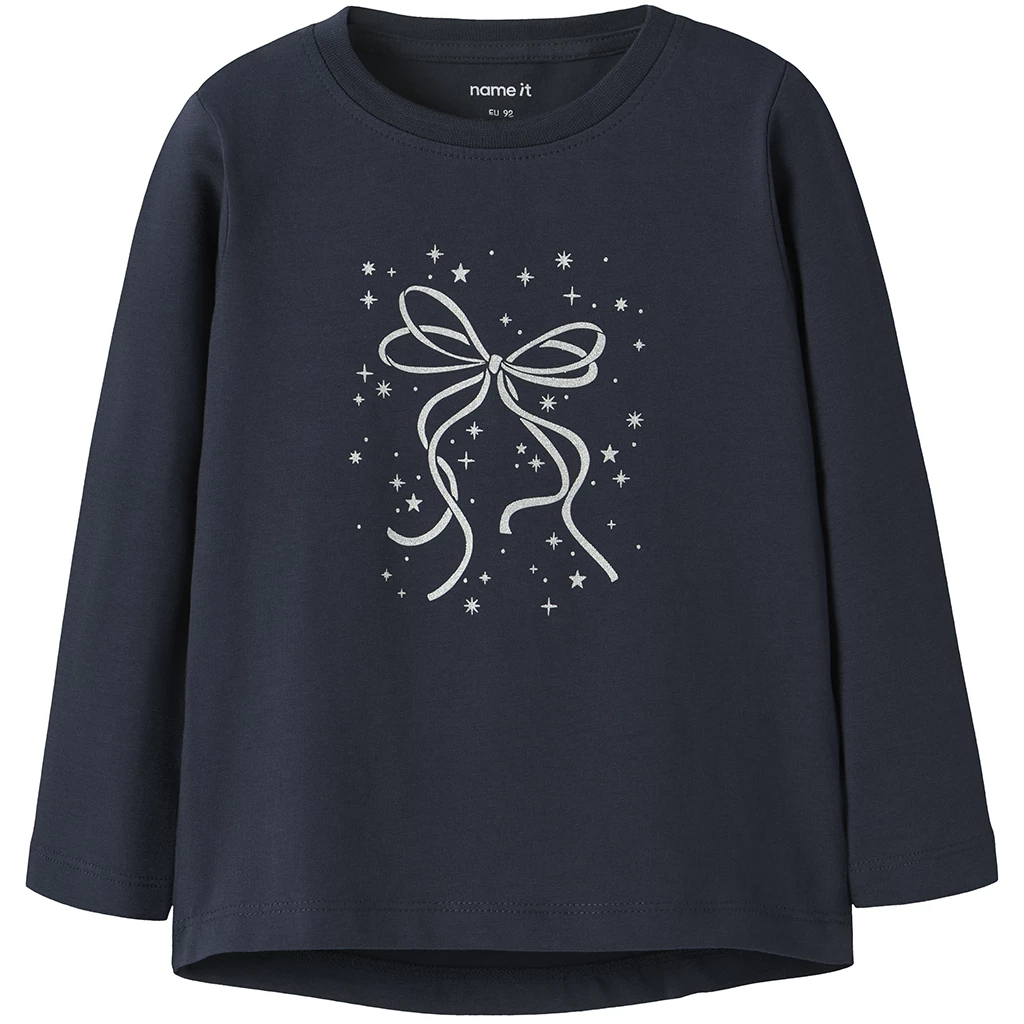 Name It-collectie Longsleeve Viparty (navy blazer stars bow)
