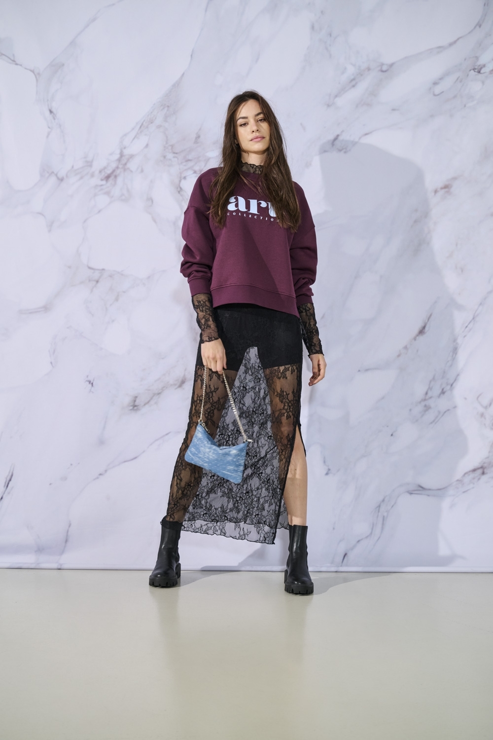 Only Onlbest L/s Print Crew Neck Swt