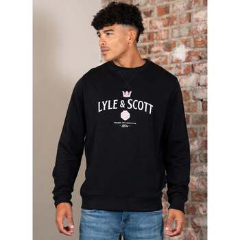 Lyle & Scott Trui Lyle & Scott Cheers to tradition graphic crew neck