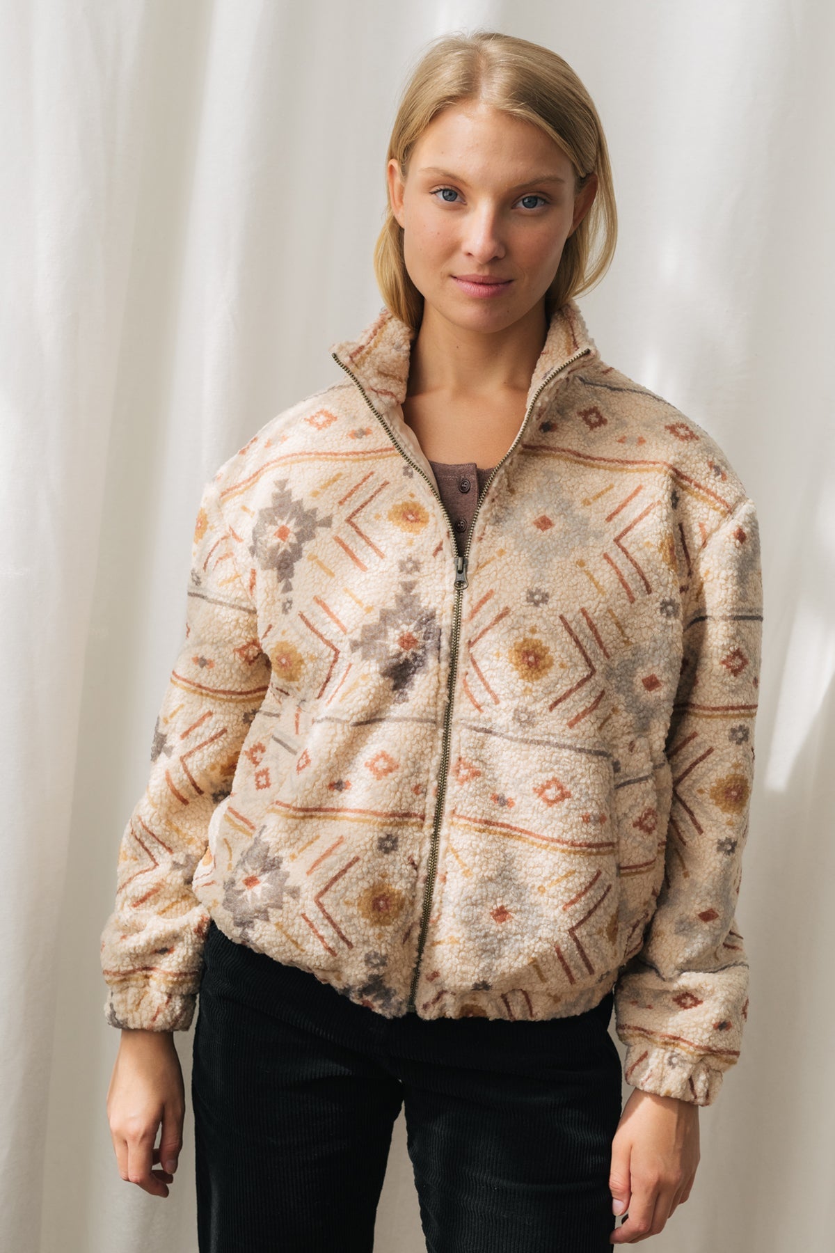TWOTHIRDS Damen vegan Jacke Keem Origins Print